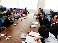 The delegation from East China Normal University meets with CUHK representatives